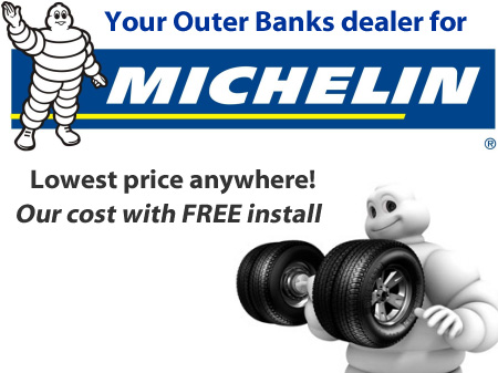 Outer Banks Tires Michelin Tire Discount Our Price Free Install